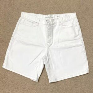 NWOT CALVIN KLEIN White Jean Shorts Women's Size 31